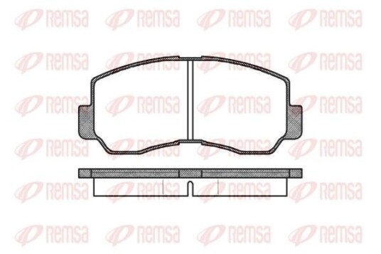 Bremseklosser REMSA 0094.40 Bremseklosser REMSA 0094.40