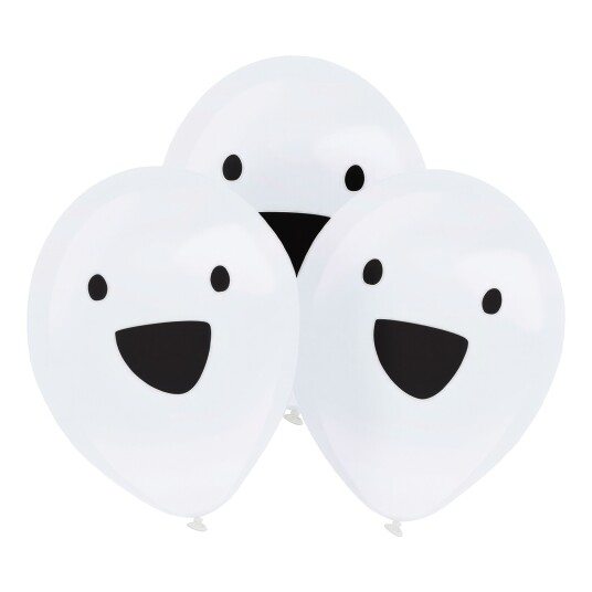 Amscan EU LED-Ballonger Clear Spøkelser - 4-pakning
