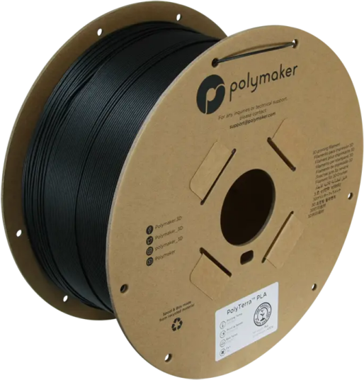 Polymaker Matte Pla For Production Matte Black (2500g) Polymaker Matte Pla For Production Matte Black (2500g)