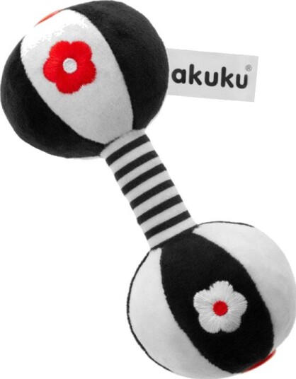 Akuku Plys Rangler - Fra 0 År - Sort/Hvit
