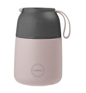 Aya&ida Food'ie Lunch Box 500 Ml Soft Rose Aya&ida Food'ie Lunch Box 500 Ml Soft Rose