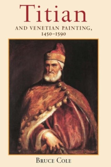 Titian And Venetian Painting 1450-1590