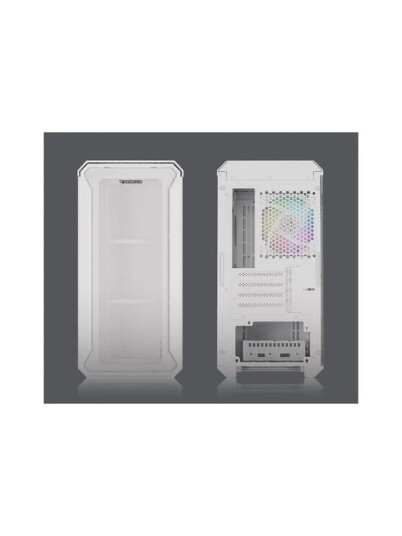 Natec Genesis Irid 503 aRGB Kabinett Tower Hvit NPC 2224 Natec Genesis Irid 503 aRGB Kabinett Tower Hvit NPC 2224