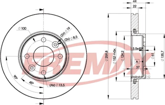 Bremseskive FREMAX BD-7795