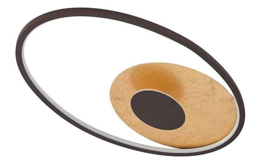 Lindby Feival LED-taklampe, 61 cm x 36 cm