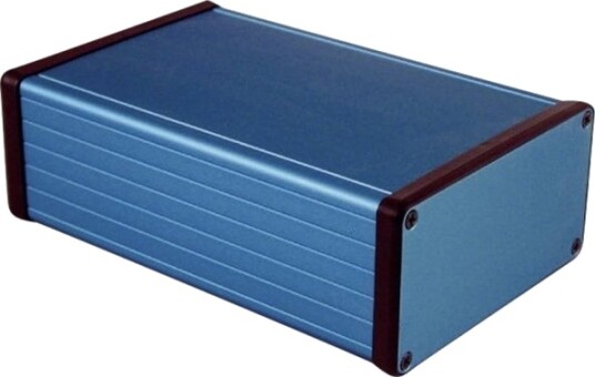Hammond Electronics 1455N1601bu Universal Kabinet 160 X 103 X 53 Mm Aluminium Blå 1 Stk