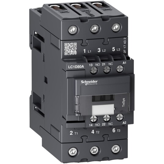 Schneider Electric LC1D80AP7 Kontaktor 80A 37kW 230V AC Elfordeling & strømforsyning