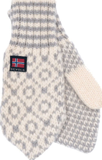 Devold Svalbard Mitten Hvit M Devold Svalbard Mitten Hvit M