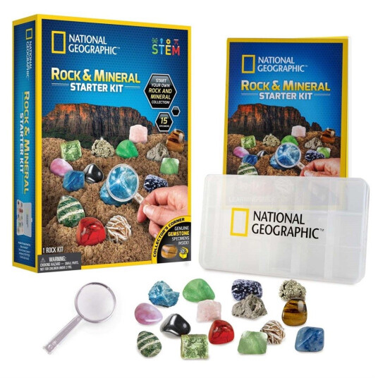 National Geographic Edelstenog mineraler Startsett