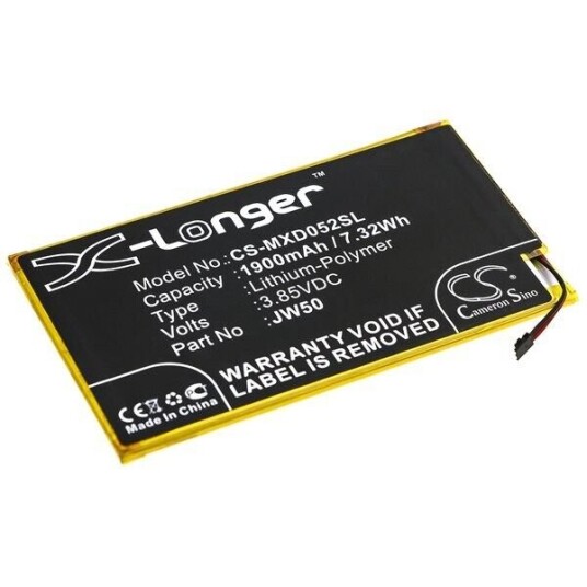 Motorola QTM052 batteri (1900 mAh 3.85 V, Sort)