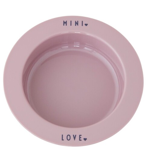 Design Letters dyp tallerken favoritt mini Lavender-love Design Letters dyp tallerken favoritt mini Lavender-love