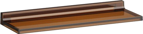 Kartell Laufen Shelfish hylle 45 cm, rav Kartell Laufen Shelfish hylle 45 cm, rav