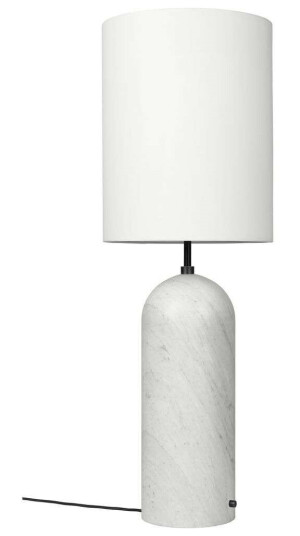 Gubi Gravity XL High Gulvlampe White Marble/White Gubi Gravity XL High Gulvlampe White Marble/White
