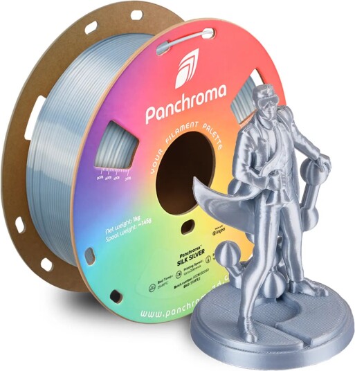 Polymaker Panchroma Silk Pla Silk Silver Polymaker Panchroma Silk Pla Silk Silver