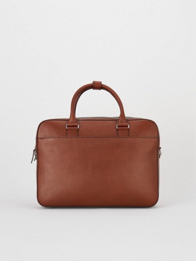 TIGER OF SWEDEN Burin  Skinn PC veske 15" Cognac
