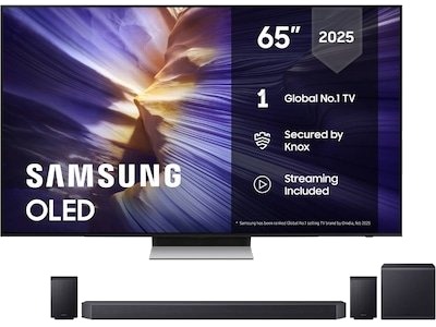 Samsung S90F OLED Smart-TV 65" 4K 2025 med Soundbar W620983Z546-BNDL