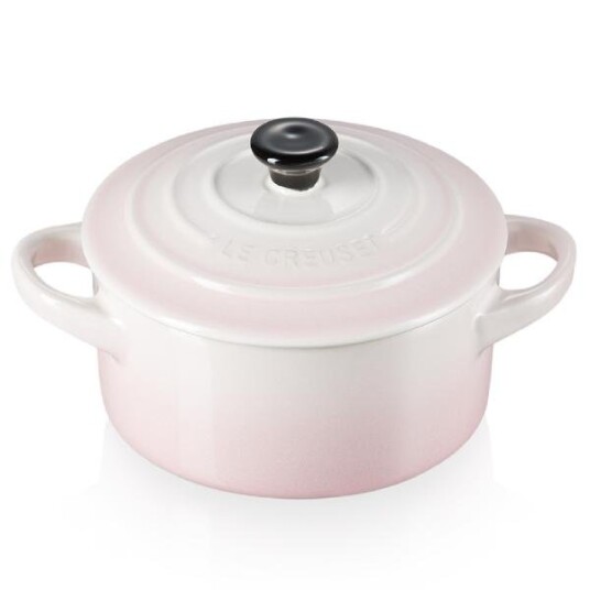 Le Creuset Minigryte ildfast form 10 cm shell pink Le Creuset Minigryte ildfast form 10 cm shell pink
