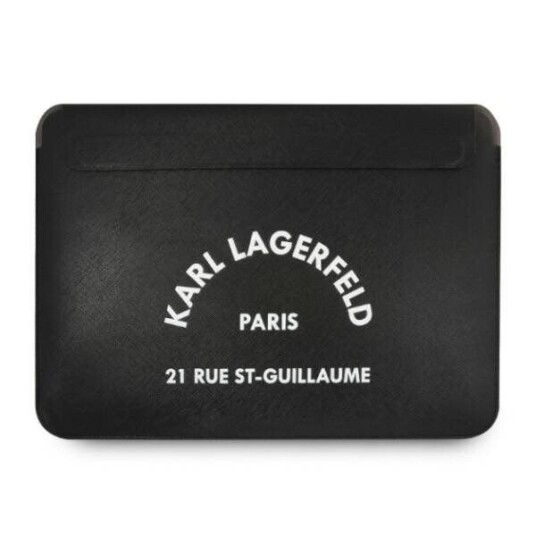 Karl Lagerfeld Karl Lagerfeld Sleeve Klcs133rsgsfbk 13" Black/Black Saffiano Rsg Case