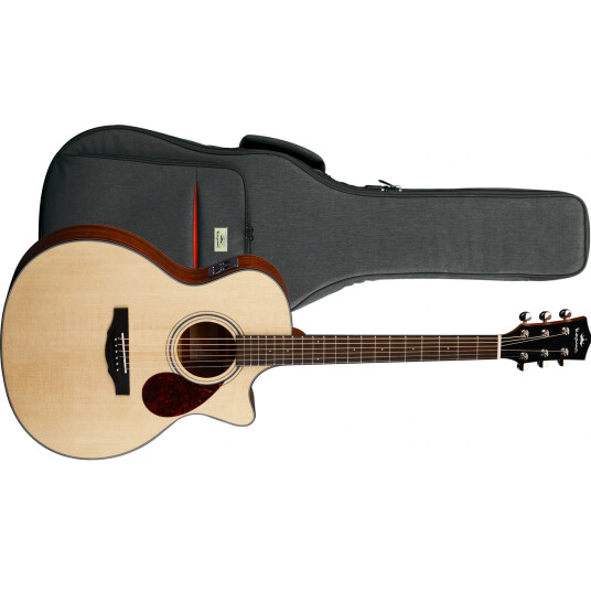 Kepma Guitars Solid Top F0E Natural Grand Auditorium Ak.gitar m/pickup