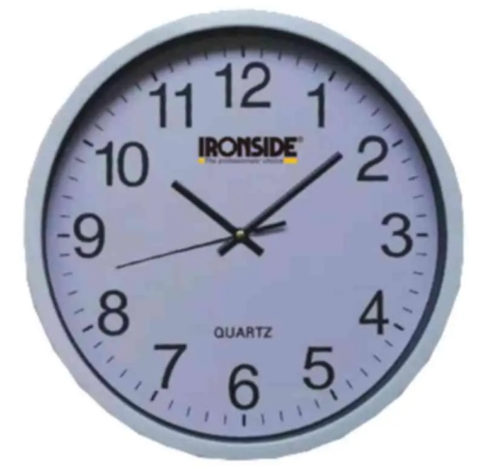 Ironside Veggklokke 30cm Hvit