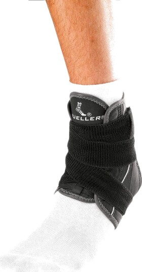 Mueller Hg80 Premium Soft Ankelstøtte m/Borrelås Svart 45 - 47