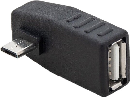 Usb-Adapter Usb Blow Usb-A Til Microusb Svart 75-879#