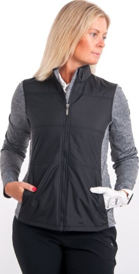 Cutter & Buck Stelth Svart Golfjakke dame Svart (99) Small