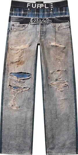 Purple Brand Herre Jeans Blå W32,