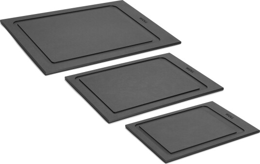 Woll Cut It skjærebrettsett 3-pk, svart