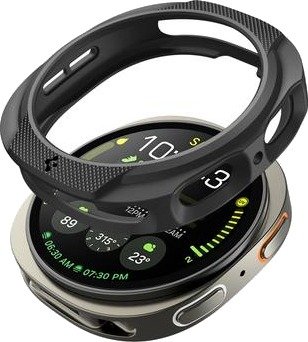 Samsung Galaxy Watch8/Watch9 Spigen Liquid Air TPU-deksel - 44mm - Svart