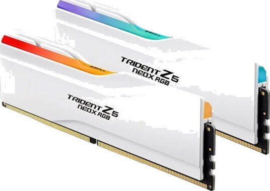 G.Skill Trident Z5 NeoX RGB DDR5-6000 - 32GB - CL28 - Dual Channel (2 pcs) - AMD EXPO ULL - Hvit med RGB G.Skill Trident Z5 NeoX RGB DDR5-6000 - 32GB - CL28 - Dual Channel (2 pcs) - AMD EXPO ULL - Hvit med RGB