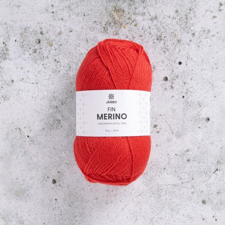 Svarta Fåret Fine Merino Garn 317 Red Chilli Svarta Fåret Fine Merino Garn 317 Red Chilli
