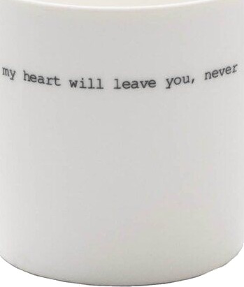 Sögne Home   Krus my heart will leave you never 30 cl hvit