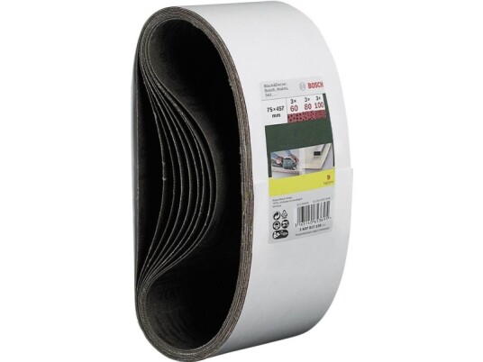 Bosch Slipebåndsett Korning 60-100 457x75mm