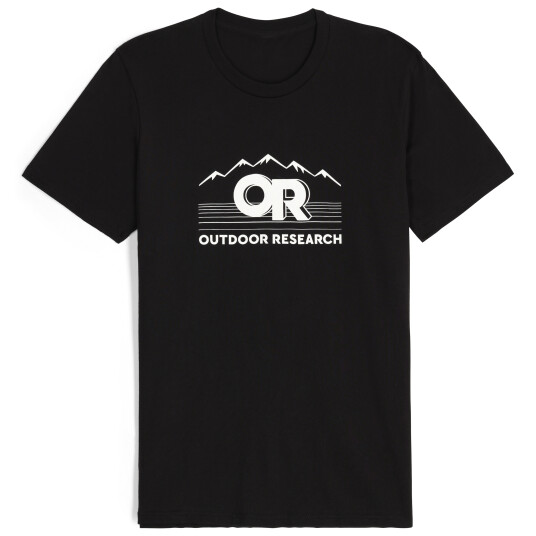 Outdoor Research Or Advocate T-Shirt Black/White S, Black/White