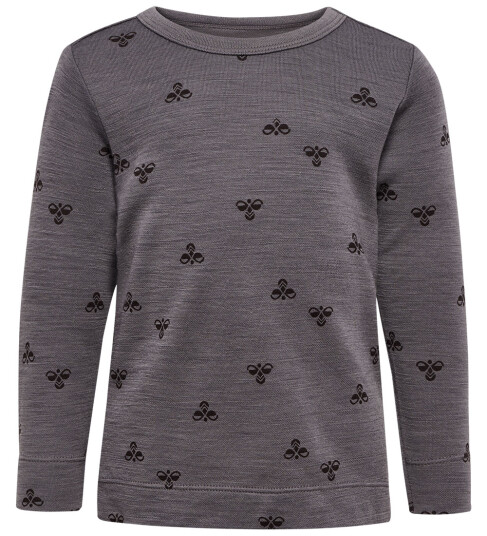 Hummel Genser - HmlMini - Ull - Kullfarget Grey - Hummel - 5 år (110) - Genser - Grå