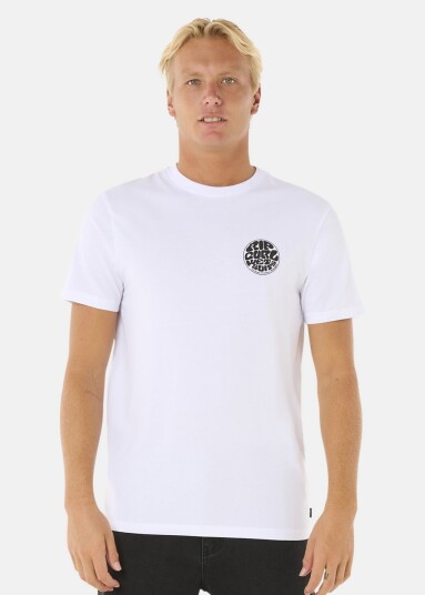 Rip Curl Wettie Icon Tee Optical White M T Shirts