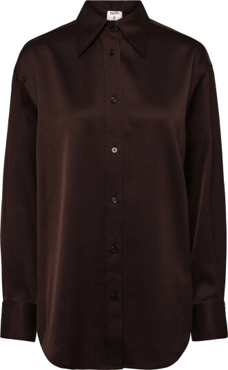 Filippa K Satin Shirt Brown 36