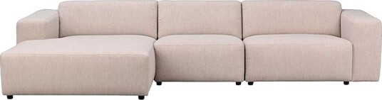 Rowico Home   Sofa Willard 4 seter med sjeselong til venstre   Beige
