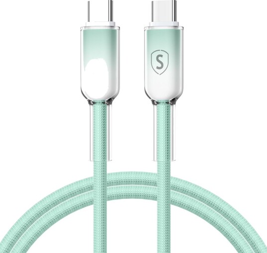 SiGN Dynamic Series USB-C til USB-C-kabel 60 W, 1 m – Grønn