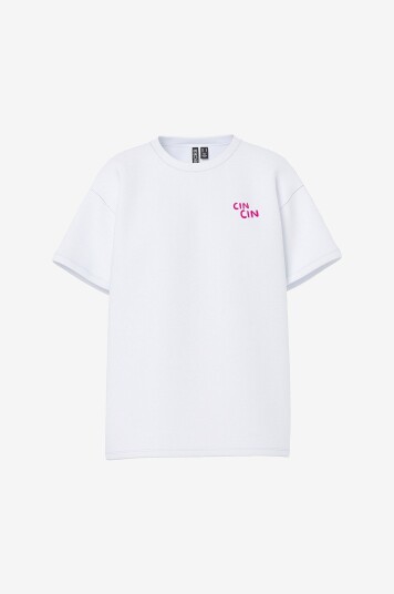 pieces T skjorte pcAlifi Fasttrack SS Oversize Tee J Hvit pieces T skjorte pcAlifi Fasttrack SS Oversize Tee J Hvit