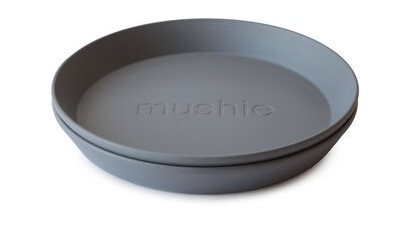 mushie Tallerken 2 stk, Smoke