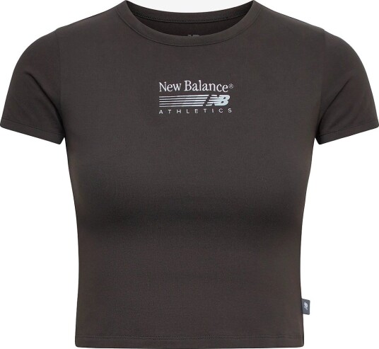New Balance Trackside Ringer T Shirt BLACK CEMENT XS New Balance Trackside Ringer T Shirt BLACK CEMENT XS