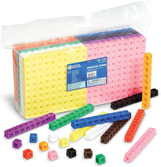 Learning Resources MathLink Cubes 1.000 stk