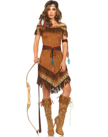 Indianer Prinsesse Luksuskostyme Strl S/M Indianer Prinsesse Luksuskostyme Strl S/M
