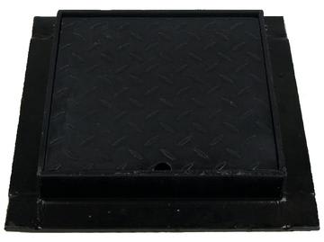 Duco fast karm m/deksel til 315 mm oppføringsrør, 60 mm, 2,5 tonn - sort