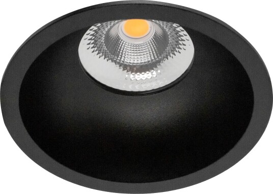 Norlux Ceto Mini Fixed 550lm 3000K 36° 7W Sort IP44 Innfelt Downlight