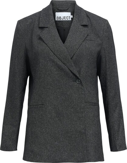 Object Objsanja L/S Waisted Blazer Noos   Black   34