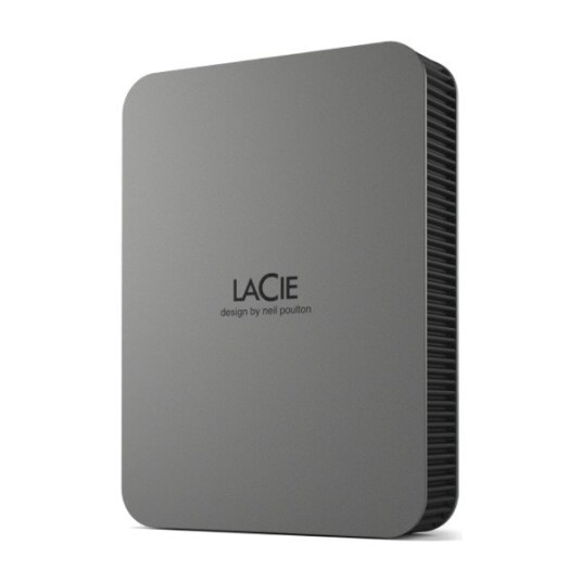 LaCie Mobile Drive STLR5000400 5TB Ekstern Harddisk USB-C Grå LaCie Mobile Drive STLR5000400 5TB Ekstern Harddisk USB-C Grå