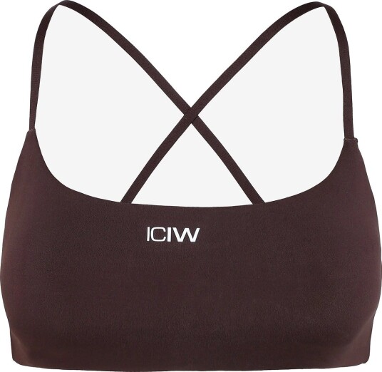 ICANIWILL Luxe Strappy Sports Bra W - ESPRESSO - S